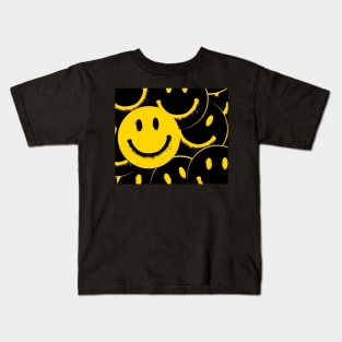 Yellow smile Kids T-Shirt